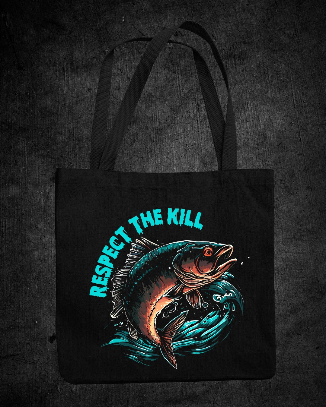Respect the Kill Fishing Sweatshirt, Trout Graphic Crewneck, Fisherman Gift, Outdoor Angler Apparel, Rustic Trout Hunting Design, Fishing Pullover