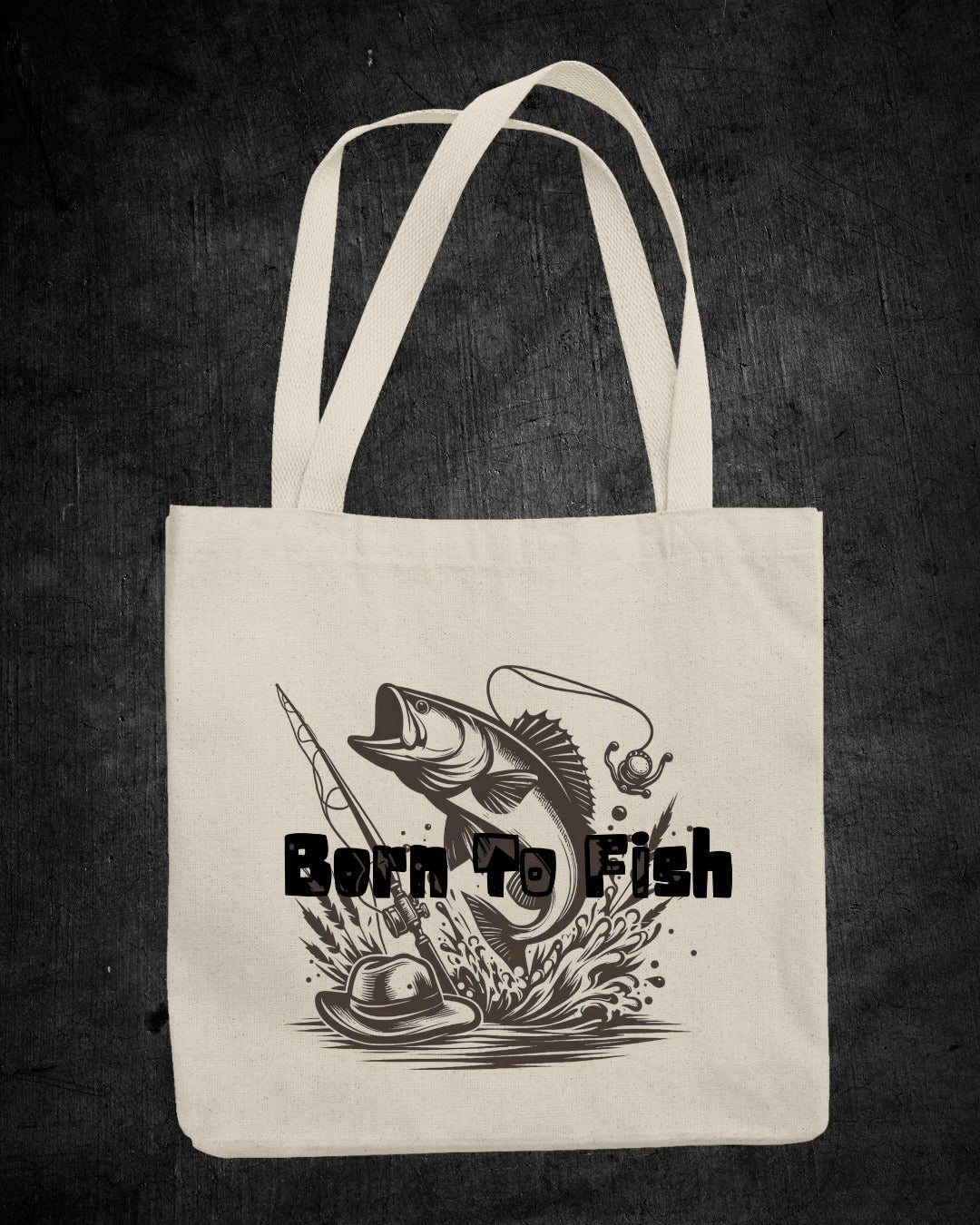 Born to Fish Crewneck Sweatshirt, Fishing Graphic Pullover for Anglers, Retro Fisherman Gift, Outdoor Angler Apparel, Ocean Fishing Crewneck