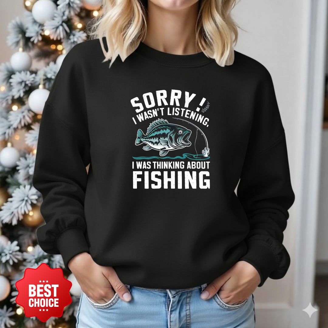 Fishing Skull Crewneck Sweatshirt, Vintage Angler Graphic Pullover, Fisherman Gift, Retro Outdoor Fishing Apparel, Skull Fishing Crewneck