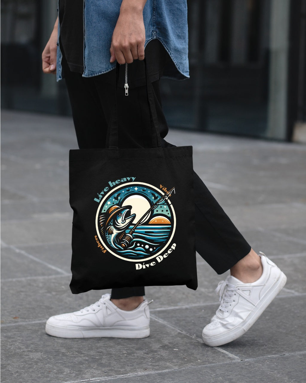 Live Heavy Crewneck Sweatshirt, Surf Wave Graphic Cozy Pullover, Beach Lover Gift, Retro Ocean Surf Apparel, Casual Wave Crewneck Pullover