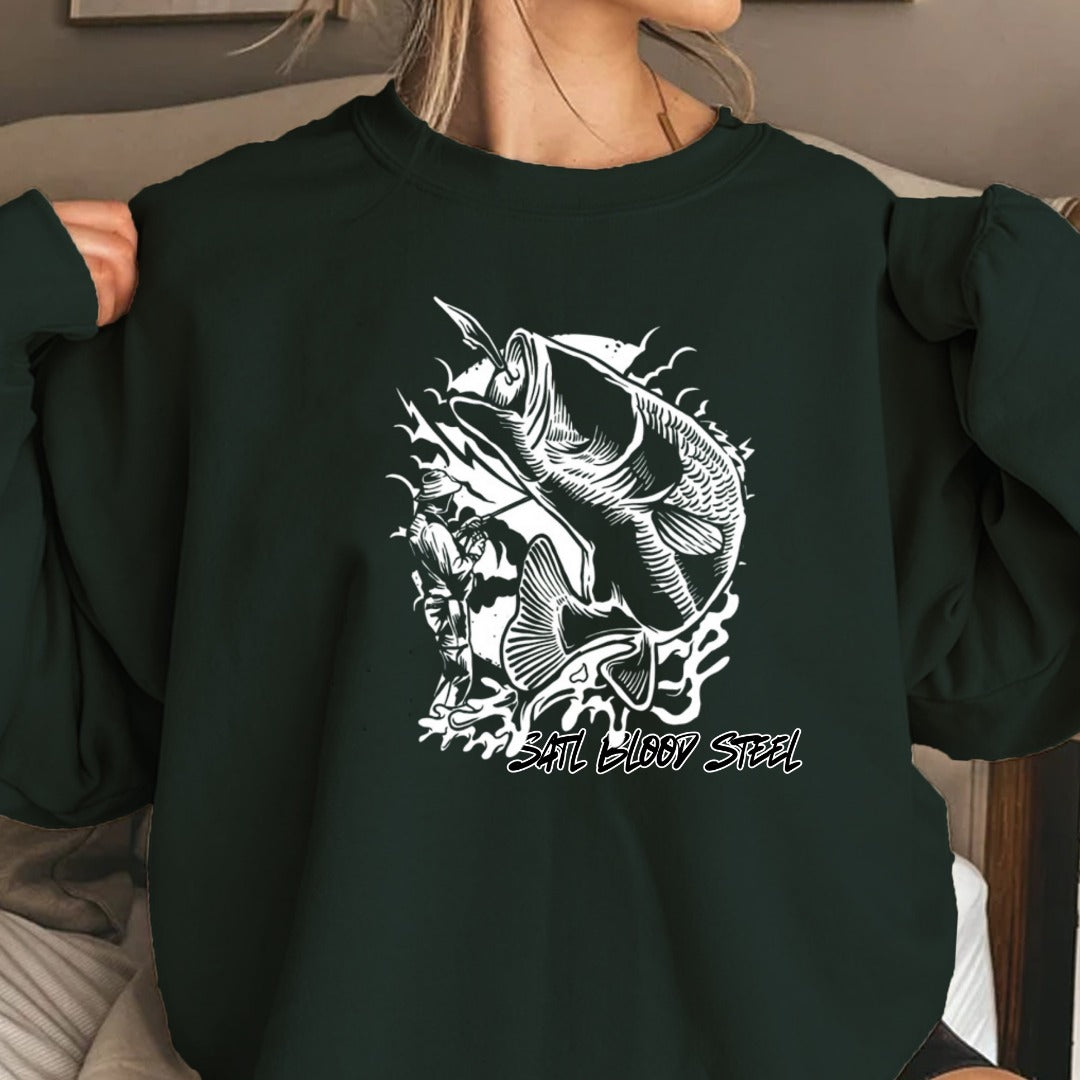Minimal Salt Beach Shell Crewneck Sweatshirt, Script Graphic Pullover, Coastal Lover Gift, Retro Ocean Beach Apparel, Casual Shell Crewneck