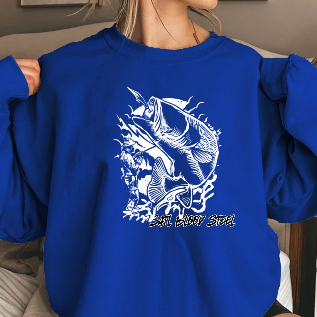 Minimal Salt Beach Shell Crewneck Sweatshirt, Script Graphic Pullover, Coastal Lover Gift, Retro Ocean Beach Apparel, Casual Shell Crewneck