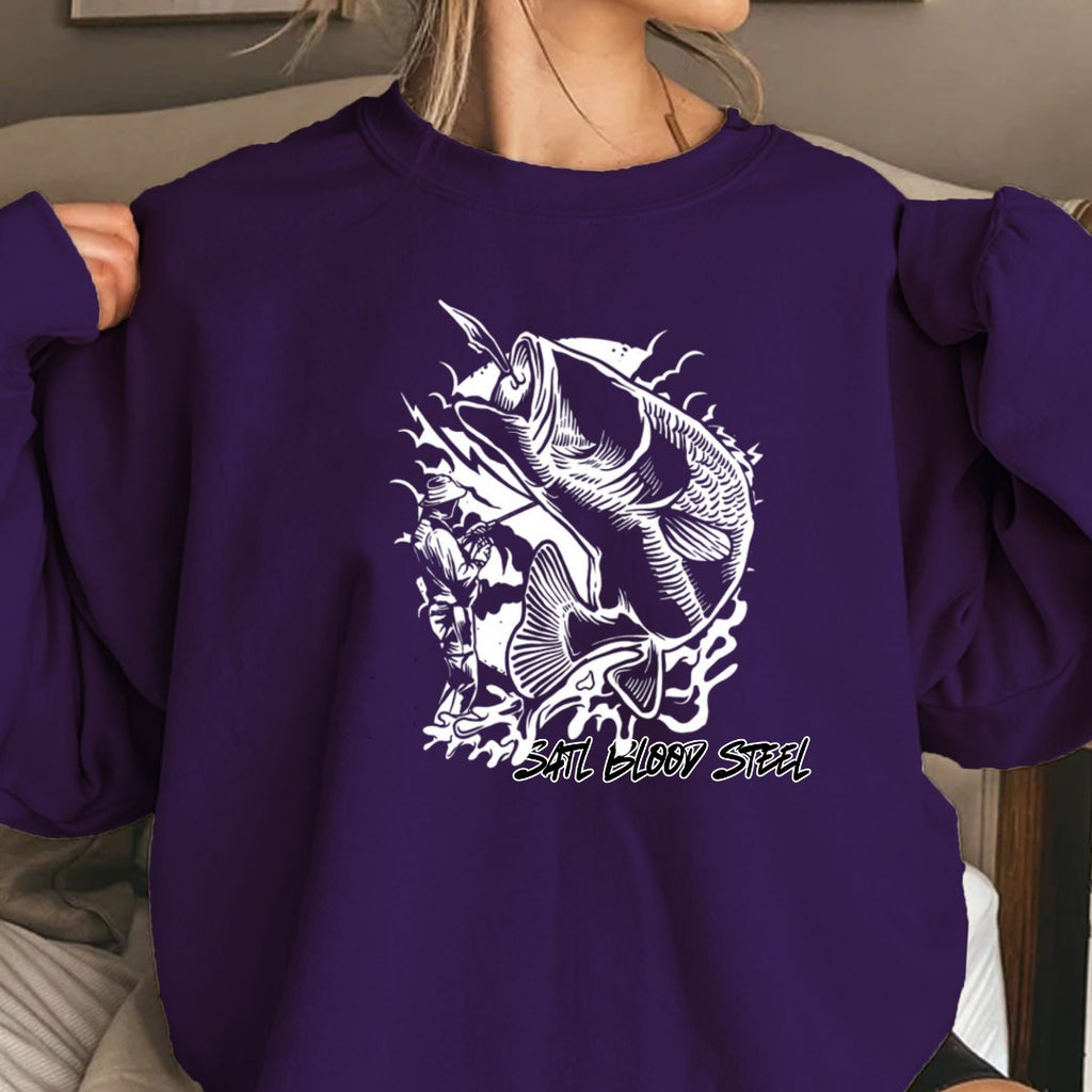 Minimal Salt Beach Shell Crewneck Sweatshirt, Script Graphic Pullover, Coastal Lover Gift, Retro Ocean Beach Apparel, Casual Shell Crewneck