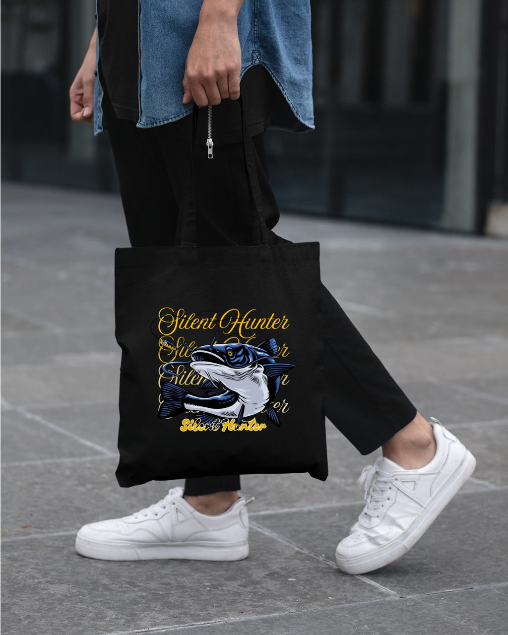 Shout Hunter Fishing Crewneck Sweatshirt, Marlin Graphic Pullover, Fisherman Gift, Retro Ocean Angler Apparel, Deep Sea Fishing Crewneck