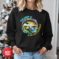 The Deep Is My Battleford Crewneck Sweatshirt, Tuna Fishing Graphic Pullover, Fisherman Gift, Retro Ocean Angler Apparel, Deep Sea Crewneck