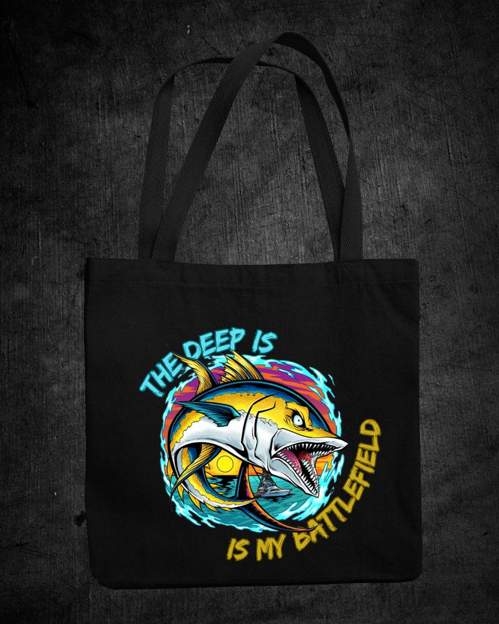 The Deep Is My Battleford Crewneck Sweatshirt, Tuna Fishing Graphic Pullover, Fisherman Gift, Retro Ocean Angler Apparel, Deep Sea Crewneck
