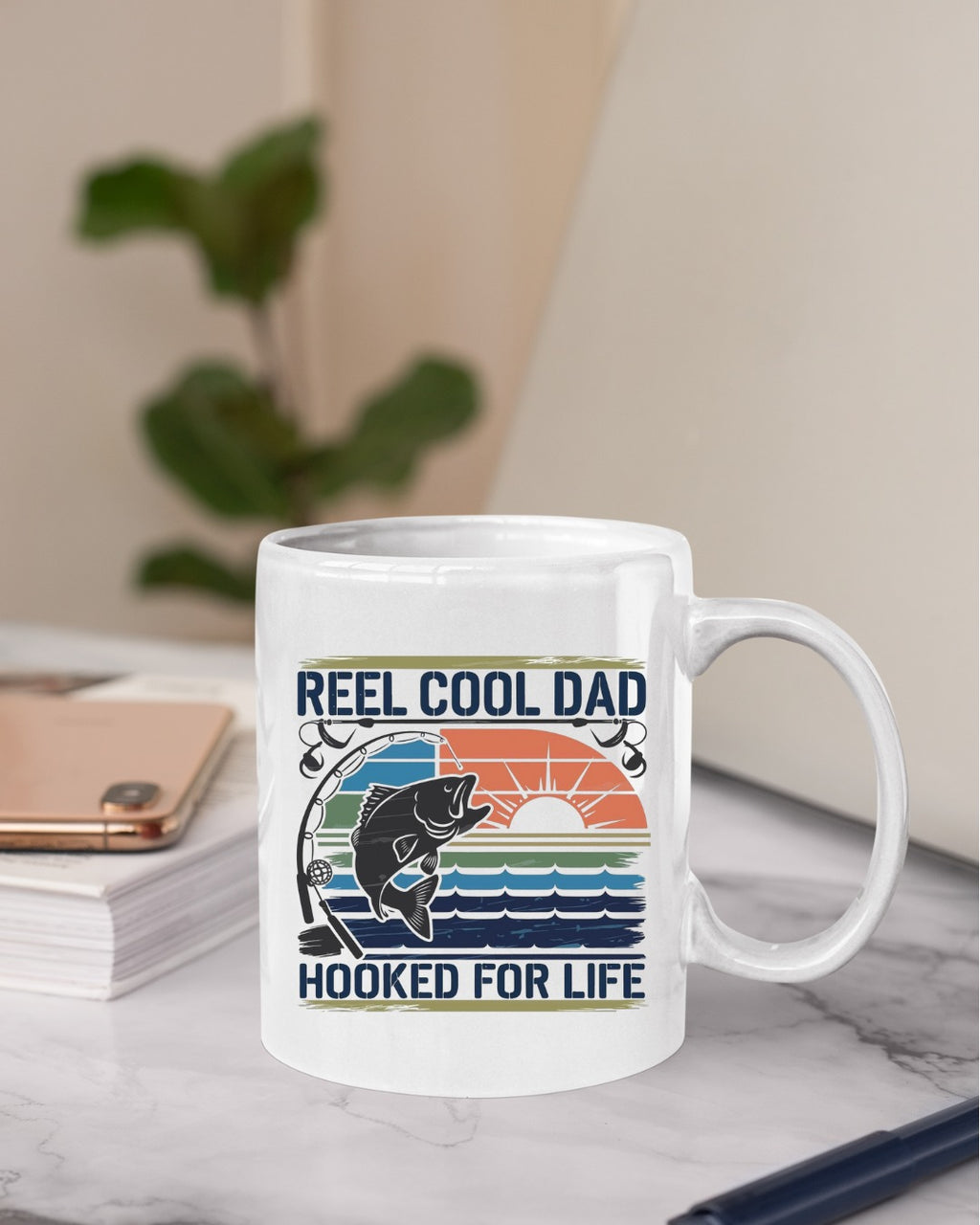 Reel Cool Dad Sweatshirt, Hooked For Life Fishing Crewneck, Fisherman Gift, Retro Angler Pullover, Outdoor Fishing Apparel, Dad Fisherman Top