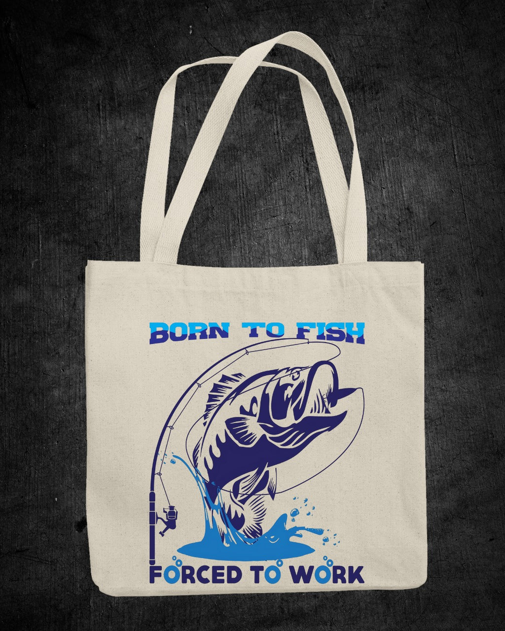 Born to Fish, Forced to Work Fishing Sweatshirt, Graphic Crewneck Pullover, Fisherman Gift, Retro Angler Apparel, Outdoor Fishing Crewneck