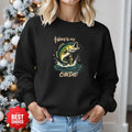 Fishing Is My Cardio Crewneck Sweatshirt, Graphic Pullover, Fisherman Gift, Retro Angler Apparel, Outdoor Ocean Fishing Crewneck