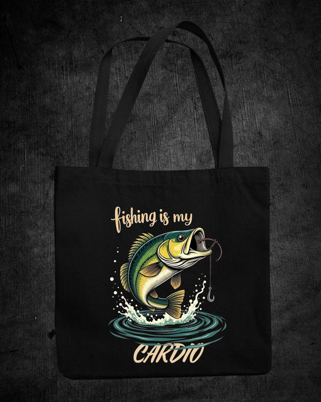 Fishing Is My Cardio Crewneck Sweatshirt, Graphic Pullover, Fisherman Gift, Retro Angler Apparel, Outdoor Ocean Fishing Crewneck