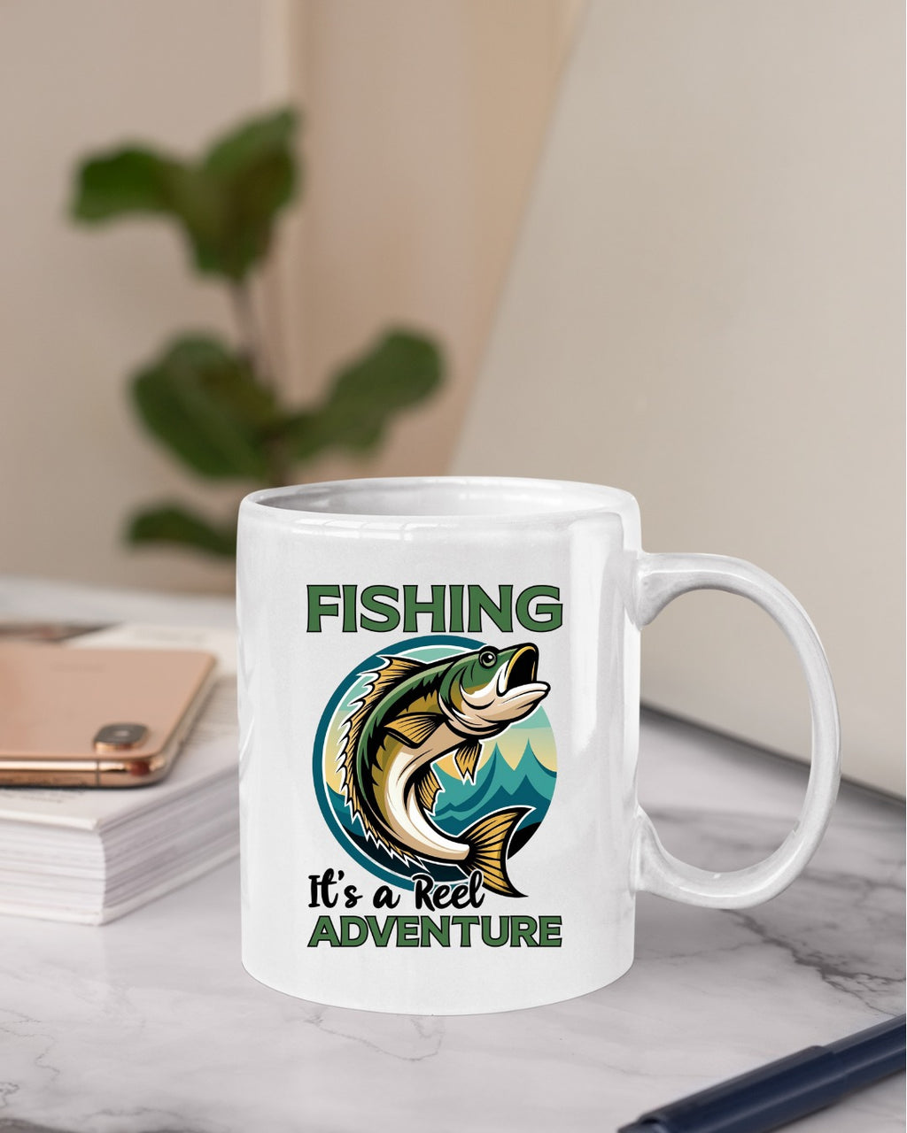 Fishing: It's a Reel Adventure Crewneck Sweatshirt, Outdoor Angler Pullover, Fisherman Gift, Retro Ocean Fishing Apparel, Fishing Crewneck