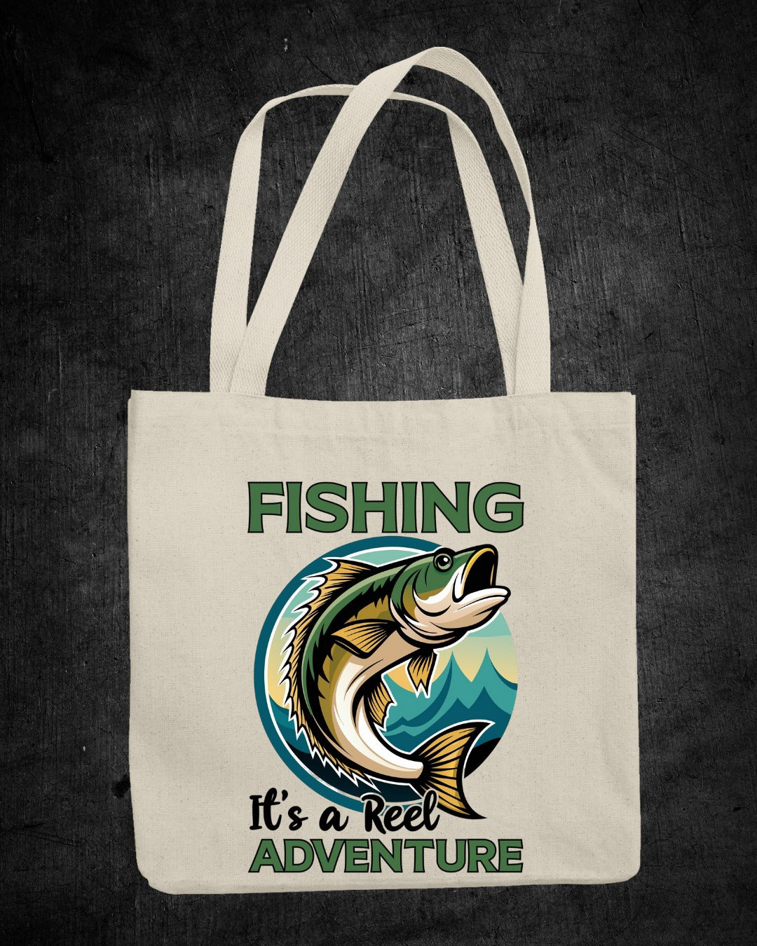 Fishing: It's a Reel Adventure Crewneck Sweatshirt, Outdoor Angler Pullover, Fisherman Gift, Retro Ocean Fishing Apparel, Fishing Crewneck