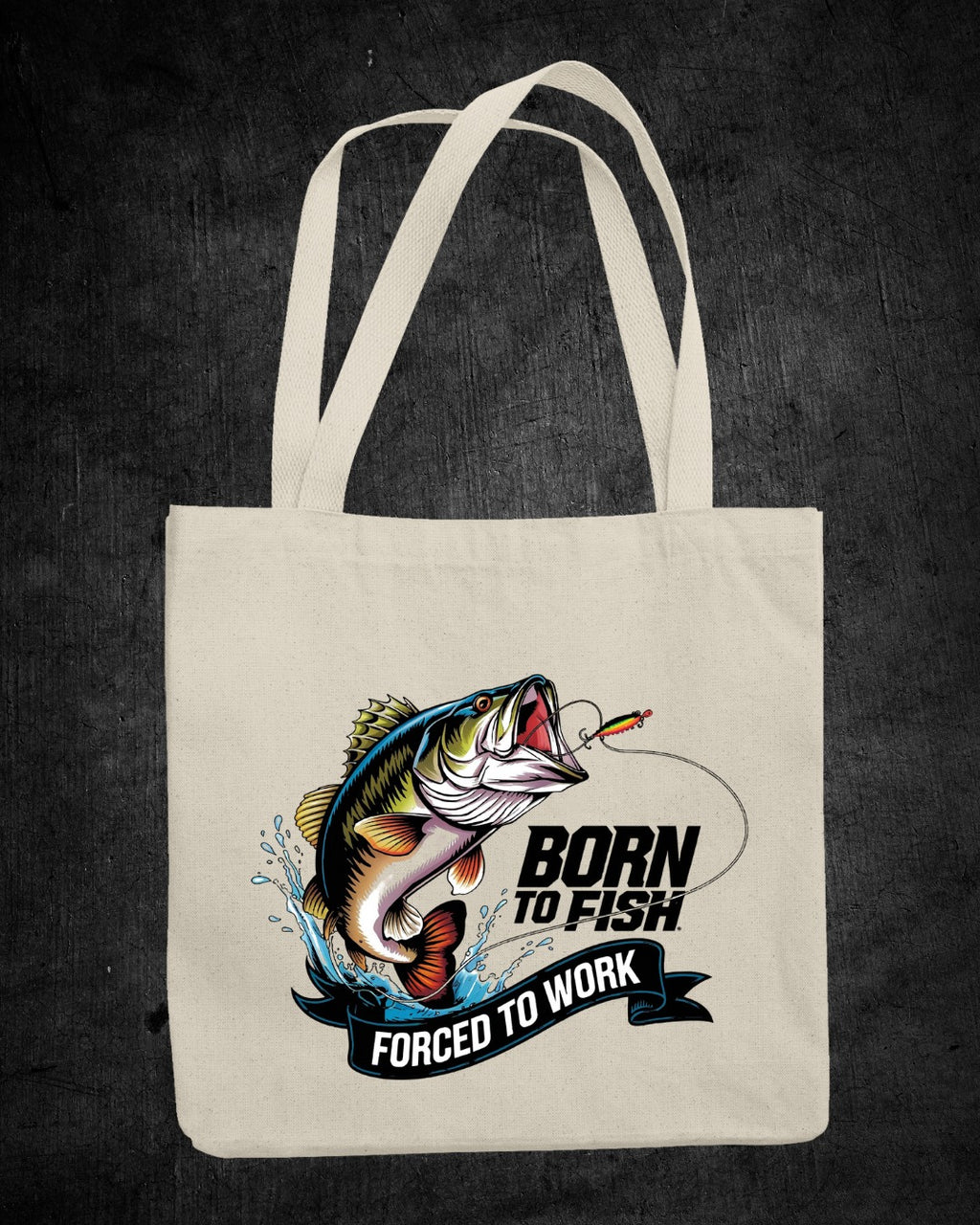 Born to Fish, Forced to Work Fishing Crewneck Sweatshirt, Graphic Pullover, Fisherman Gift, Retro Angler Apparel, Outdoor Fishing Crewneck
