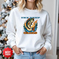 The Deep Calls Fishing Crewneck Sweatshirt, Bass Graphic Pullover, Fisherman Gift, Retro Angler Apparel, Outdoor Bass Fishing Crewneck