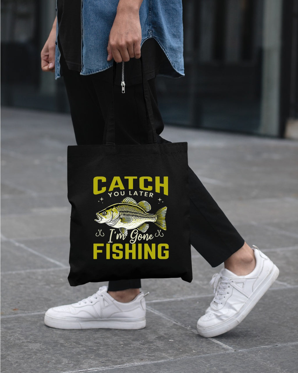 Catch You Later Fishing Crewneck Sweatshirt, Bass Graphic Pullover, Fisherman Gift, Retro Angler Apparel, Outdoor Bass Fishing Crewneck