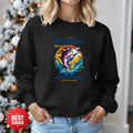 Fishing Over Adulting Crewneck Sweatshirt, Gone Fishing Because Adulting Overrated Graphic, Fisherman Gift, Retro Angler Pullover, Outdoor Fishing Apparel