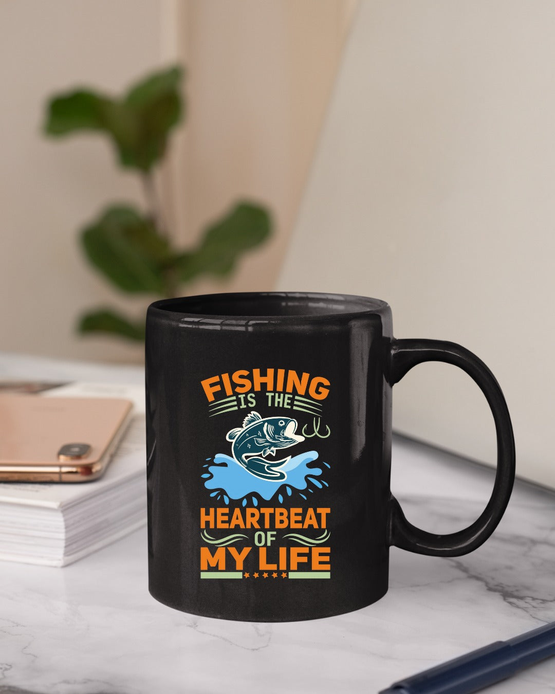 Fishing Is the Heartbeat of My Life Sweatshirt, Crewneck Pullover, Fisherman Gift, Retro Angler Apparel, Outdoor Ocean Fishing Crewneck