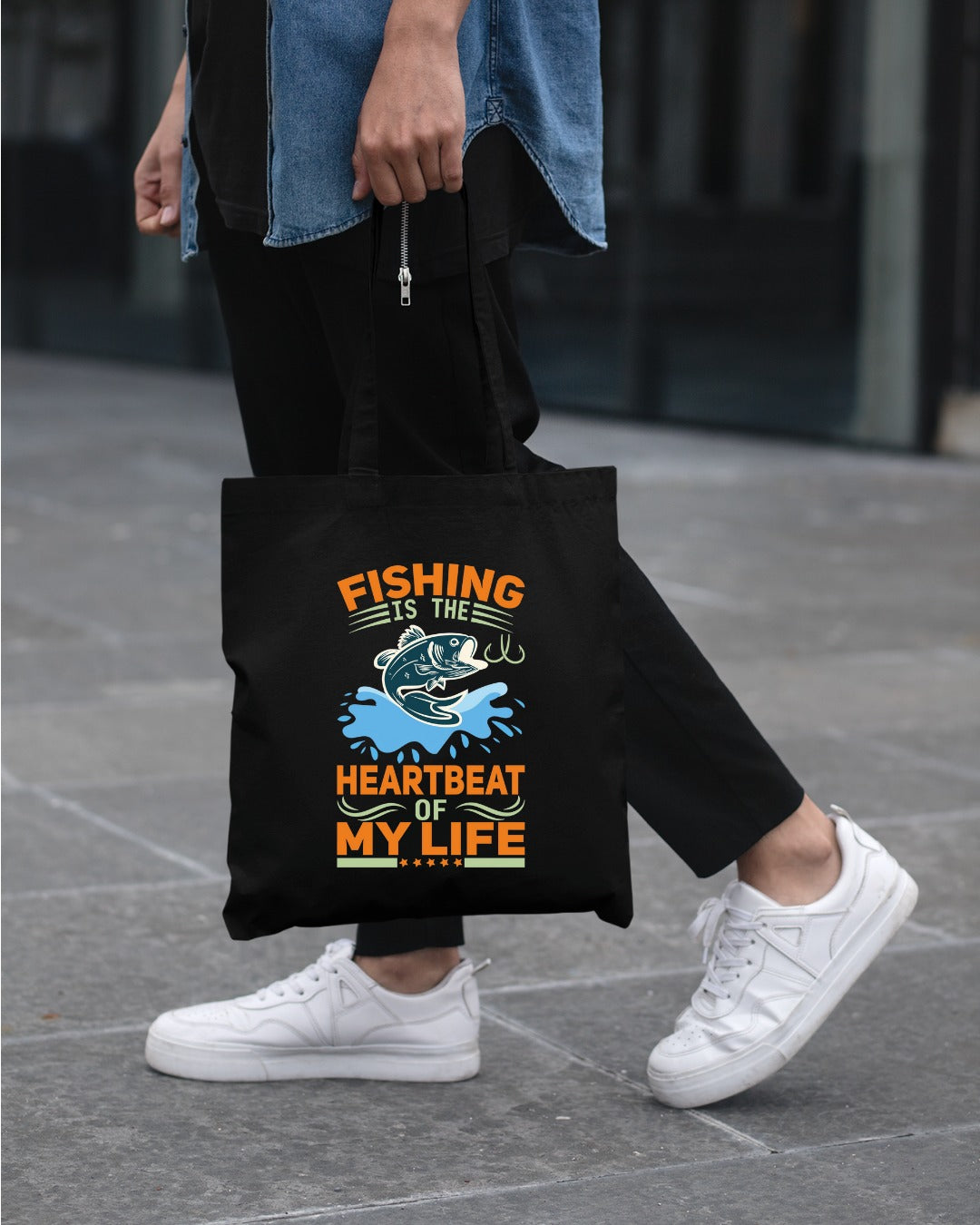 Fishing Is the Heartbeat of My Life Sweatshirt, Crewneck Pullover, Fisherman Gift, Retro Angler Apparel, Outdoor Ocean Fishing Crewneck