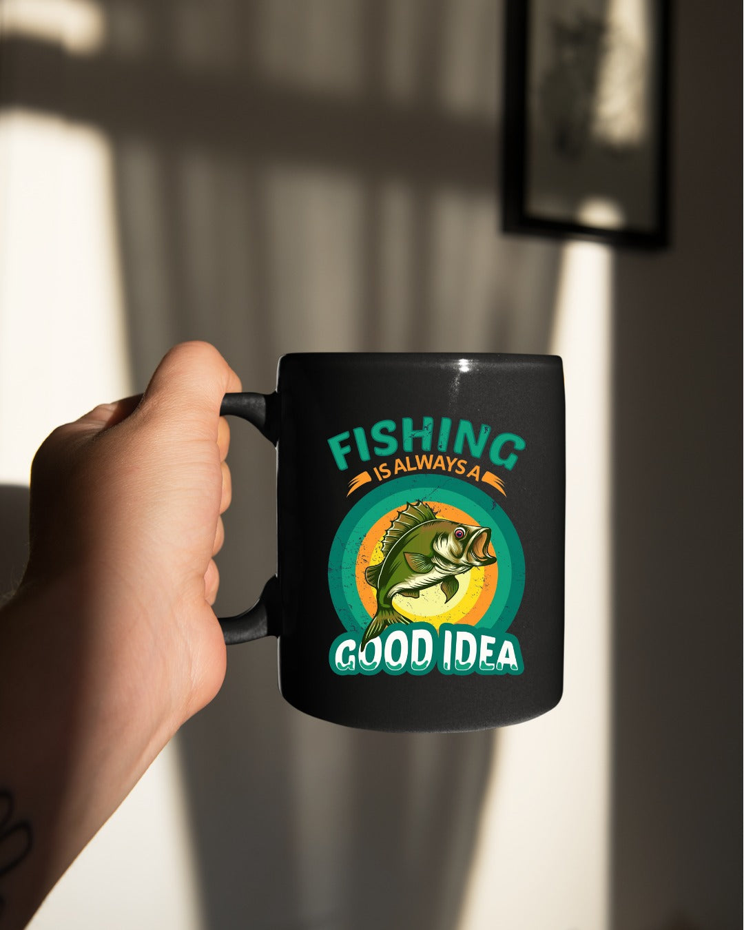 Fishing Is Always a Good Idea Sweatshirt, Retro Bass Fishing Crewneck, Fisherman Gift, Outdoor Angler Pullover, Retro Ocean Fishing Apparel