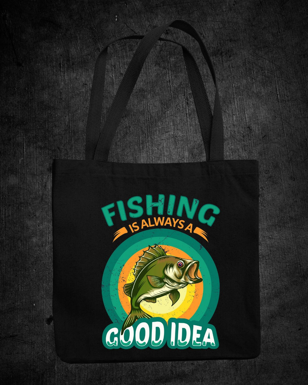 Fishing Is Always a Good Idea Sweatshirt, Retro Bass Fishing Crewneck, Fisherman Gift, Outdoor Angler Pullover, Retro Ocean Fishing Apparel