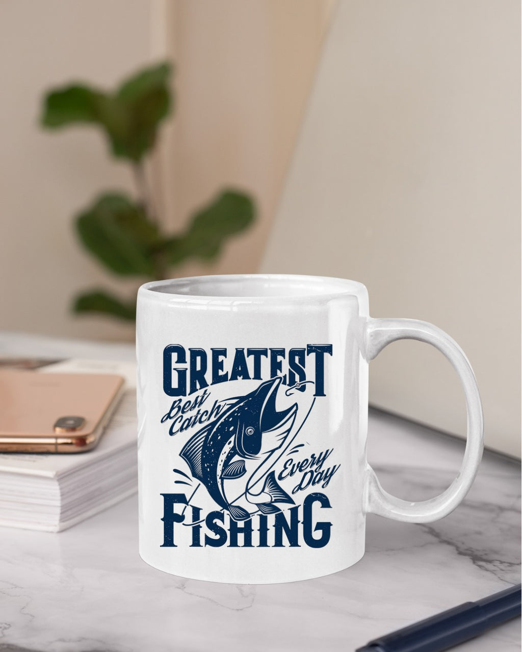 Greatest Catch Every Day Fishing Sweatshirt, Crewneck for Anglers, Fisherman Gift, Retro Angler Pullover, Outdoor Ocean Fishing Apparel